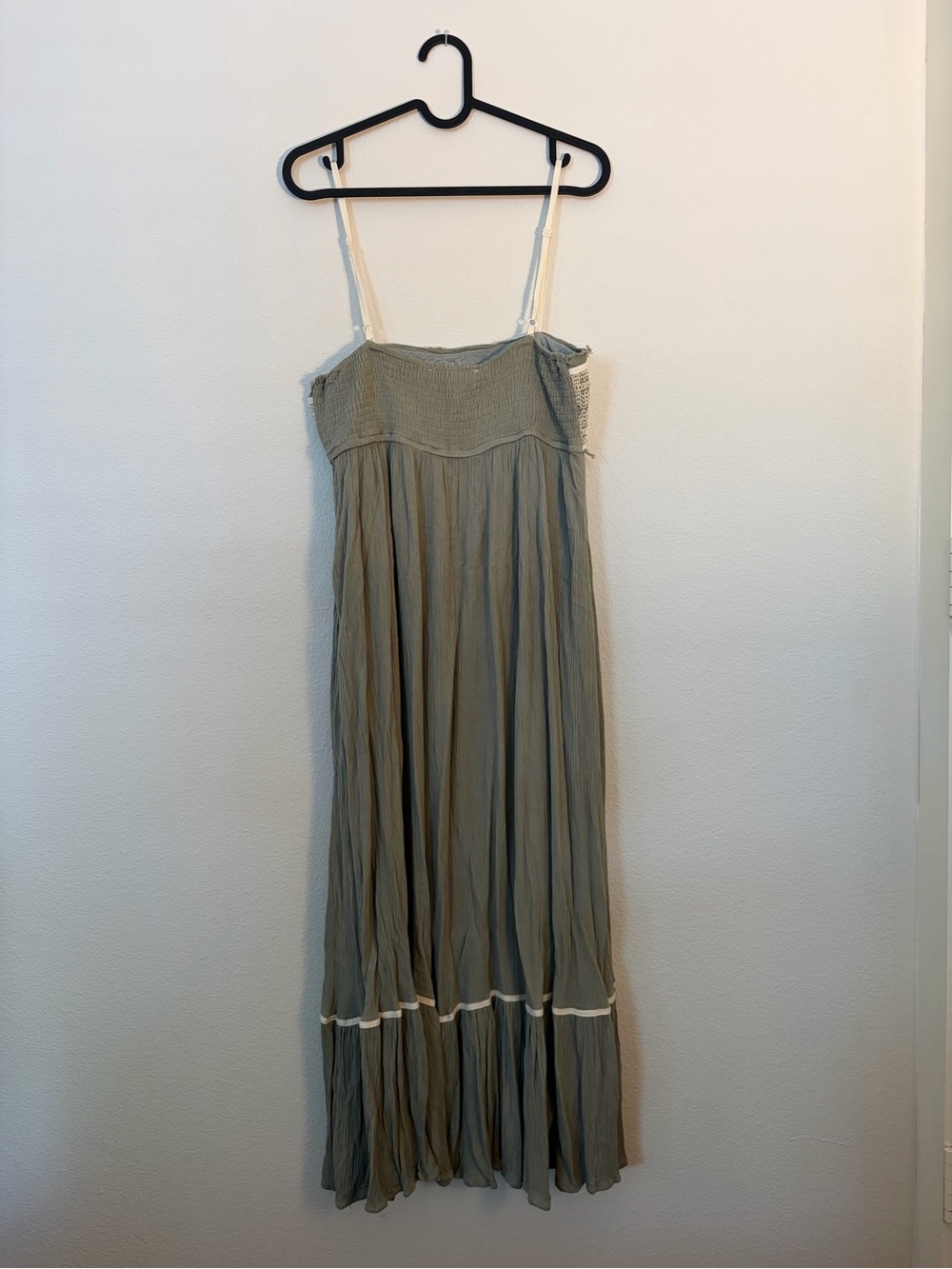 Ces Femme Button-Front Smocked Maxi Dress - Picture 2 of 3